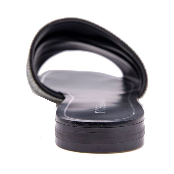 BCBGENERATION Womens Black Kandace Square Toe Slip On Slide Sandals 6.5 M - Picture 2 of 4